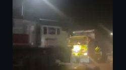 KA Dhoho Tabrak Dump Truk di Blitar