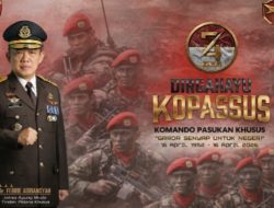 Dirgahayu ke-74 Kopassus: Garda Senyap TNI AD yang Konsisten Jaga Kedaulatan NKRI