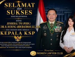 Ketua Umum WLC Ucapkan Selamat atas Pelantikan Dudung Abdurachman sebagai Kepala Staf Kepresidenan
