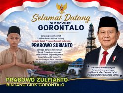 Momen Bersejarah, Prabowo Zulfianto Sambut Prabowo Subianto di Tanah Gorontalo