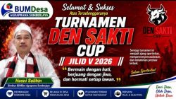 Ucapan Direktur BUMDes Agraprana Sumberjaya atas Suksesnya Turnamen DEN SAKTI CUP Jilid V Tahun 2026