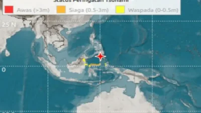 Gempa Bumi Kuat di Filipina Berpotensi Menimbulkan Tsunami, Gorontalo, Sulawesi Utara, dan Sulawesi Tengah Masuk Wilayah Terdampak