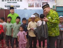 Semarak Gebyar Muharam di Masjid Al Anshor, 250 Anak Yatim Tersenyum Bahagia 