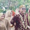 Garden Party dan Indonesia Raya Tiga Stanza, Warnai Pernikahan Saffana dan Adzan