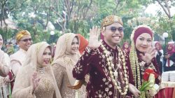 Garden Party dan Indonesia Raya Tiga Stanza, Warnai Pernikahan Saffana dan Adzan