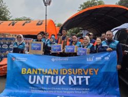 IDSurvey Salurkan 2,4 Ton Bantuan untuk Korban Gempa NTT