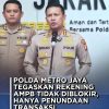 Polda Metro Jaya Klarifikasi Rekening AMPB