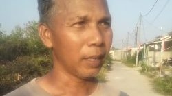 Kebakaran Lahan Kering di Perumahan Cikarang Griya Pratama