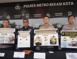 Polres Metro Bekasi Kota Ungkap 74 Tersangka dalam Operasi Nila Jaya, Sita 49.119 Butir Obat Keras