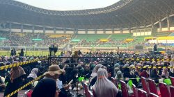 Ribuan Jamaah Bershalawat, Polri Pastikan Maulid Akbar Stadion Patriot Aman dan Kondusif