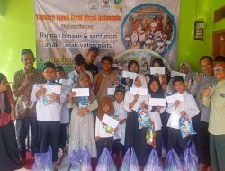 Aksi Nyata Yayasan PADI, Santuni Puluhan Anak Yatim di Kabupaten Subang