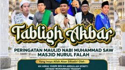 Masjid Nurul Falah Akan Gelar Tabligh Akbar Peringatan Maulid Nabi Muhammad SAW
