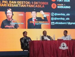 Gugat Narasi Sejarah 1 Oktober, BEM FISIP UBK Gelar Diskusi Panel Soeharto, PKI, dan Gestok