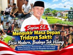 Sopian, S.E. Mengukir Masa Depan Tridaya Sakti: Desa Modern, Budaya Tak Hilang