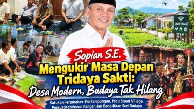 Sopian, S.E. Mengukir Masa Depan Tridaya Sakti: Desa Modern, Budaya Tak Hilang