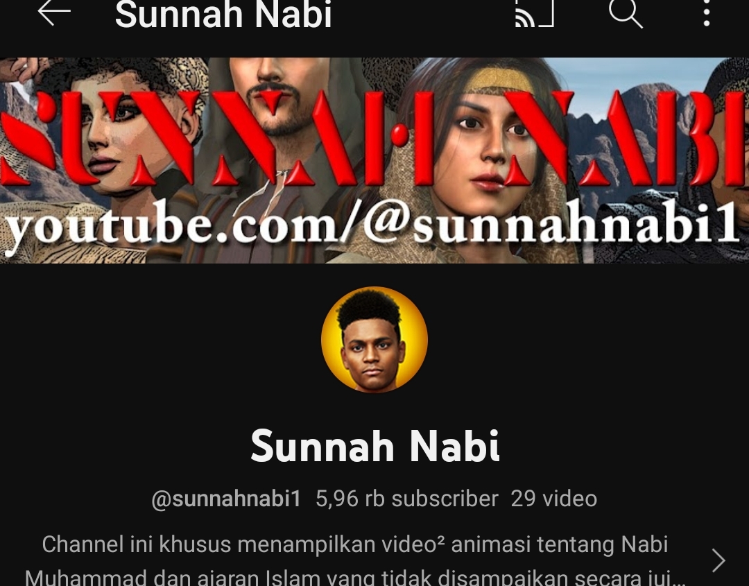 Foto : Istimewa (FIN) Kanal YT Sunnah Nabi Hina Nabi Muhammad.