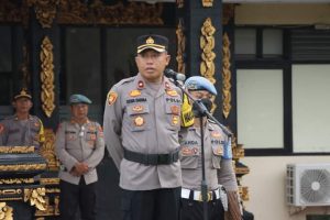 Apel Pagi, Wakapolres Klungkung Tekankan Kepada Anggota Untuk Laksanakan Pengamanan Secara Tulus Ikhlas
