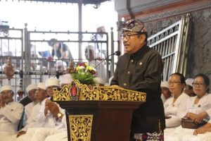 Kapolres Klungkung Hadiri Pembukaan Rangkaian Kegiatan Manusia Yadnya di Balai Budaya Ida Dewa Agung Istri Kanya