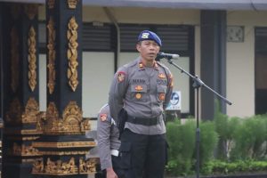 Polres Klungkung Laksanakan Olah Raga Jalan Santai