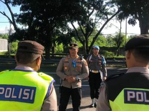 Kabag Ops Polres Pimpin Pengaman Pendaftaran Bakal Calon Legislatif Pemilu Serentak Tahun 2024