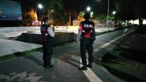Polri Peduli Masyarakat, Sat Samapta Polres Klungkung Rutin Gelar Patroli Malam Hari