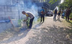Polsek Bogor Barat Bersinergi Dengan Pemda laksanakan Bersih Masjid
