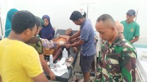 Warga Peteley Diserang OTK, Babinsa Bersama Pos Satgas Waci Cek Lokasi Kejadian