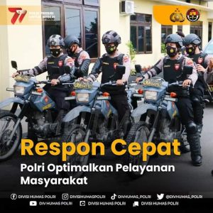 Respon Cepat Polri Optimalkan Pelayanan Masyarakat