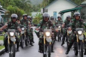 Dandim 1505/Tidore Serahkan Bantuan Motor dari Menteri Pertahanan RI kepada Babinsa