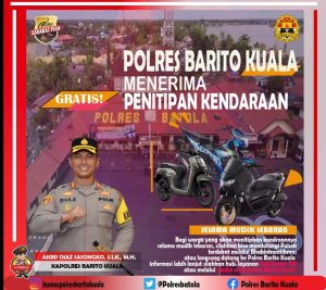Polres Barito Kuala Menerima Penitipan Kendaraan