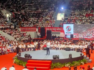 Jokowi Hadiri Acara Puncak Musra, Relawan Gembira