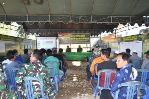 Kapolsek Haruyan Sampaikan Penyuluhan dan Sosialisasi Bahaya Narkoba di lokasi TMMD