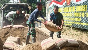 Semangat!!! Target Selesai, Material Pengerjaan Jalan Terus Didatangkan