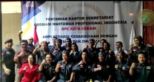 Meriah! Pejabat Kota Bekasi Hadiri Peresmian Kantor Baru AWPI DPC Kota Bekasi