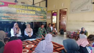 Menuju Generasi Cemerlang, TMMD ke-116 Kodim 1002/HST Gelar Sosialisasi dan Penyuluhan Stunting