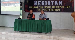 Tingkatkan Kualitas Pegawai Rutan Barabai, Kodim 1002/HST Berikan Wasbang