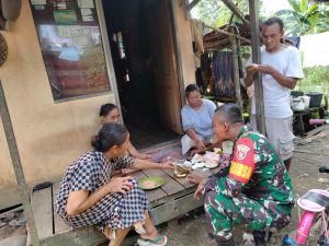 Lebih Dekat, Babinsa Koramil 01/Bas Komsos Dengan Warga Binaan