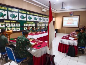 Kunjungan Tim Dalprogram Kodam VI/Mulawarman di Kodim 1002/HST