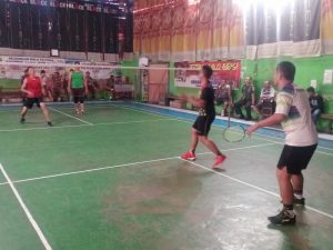 Pertandingan Bulutangkis Sambut HUT KE-65 Kodam VI Mulawarman