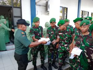 Sambut HUT KE-65 Kodam VI Mlw, Kodim 1002/HST dan Yonif 621/Mtg Sumbang 102 Kantong Darah