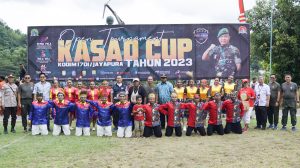 Buka Tournament Kasad Cup 2023 Tingkat Kodim 1701/Jayapura, Danrem 172/PWY : Ajang Mencari Bibit Atlet Papua