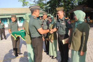 Dandim 1002/HST, Pimpin Serah Terima Jabatan Danramil dan Pa Sandi