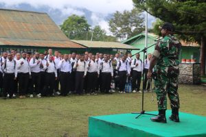 Lepas Casis Bintara TNI-AD, Dandim Jayawijaya: Siapkan Mental Dan Fisik