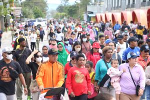 Semarak Kemerdekaan Republik Indonesia, Kodim 1702/Jayawijaya Meriahkan Jalan Santai Kabupaten Jayawijaya