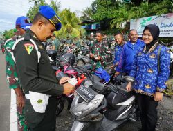 Kodam Kasuari Gelar Upacara Bendera Tujuh Belasan dan Pemeriksaan Kendaraan