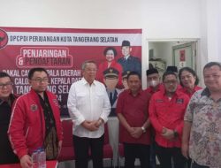 DPD PDI Perjuangan Menerima Kunjungan Incumbent  Walikota Tangerang Selatan Maju Sebagai Calon Kepala Daerah 2024 – 2029