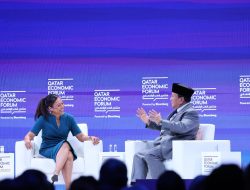 Menhan Prabowo Menjadi Pembicara di Qatar Economic Forum Bahas Pembangunan Negara