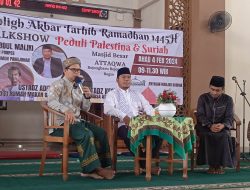 Yayasan Marjan Karima Mengadakan Tabliqh Akbar Tarhib Ramadhan Talkshow dan Peduli Palestina