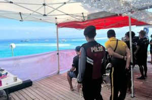 LST Gelar lomba Surfing Polsubsektor Lembongan Laksanakan Pengamanan