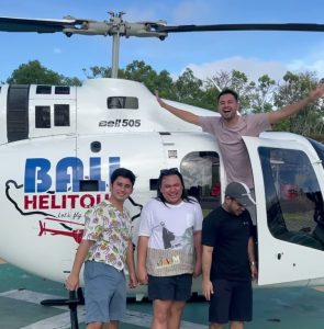 Terbang Bersama Hellicopter Rans, Raffi: Bangun Villa Megah di Bali